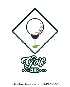 Golf icon design 