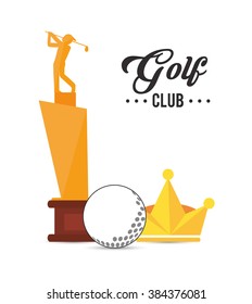 Golf icon design 