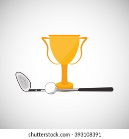 Golf icon design