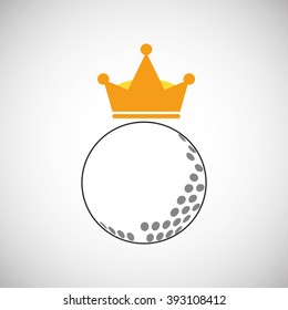 Golf icon design