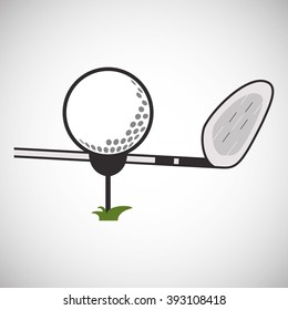 Golf icon design