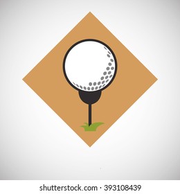 Golf icon design