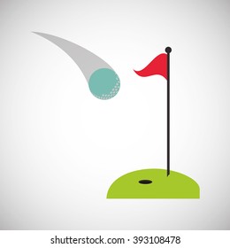 Golf icon design