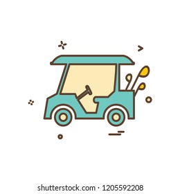 Golf icon design vector