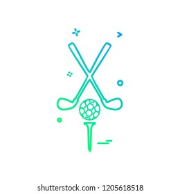 Golf icon design vector