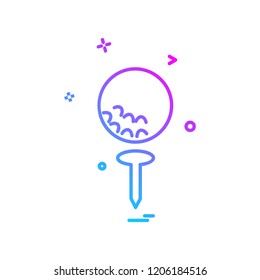 Golf icon design vector