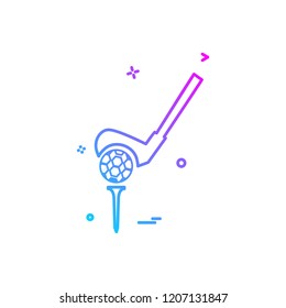Golf icon design vector