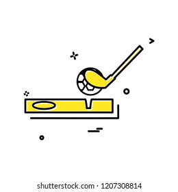 Golf icon design vector