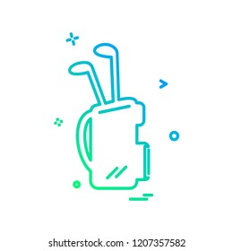 Golf icon design vector