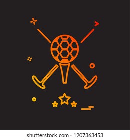 golf icon design vector