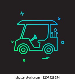 Golf icon design vector