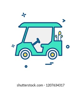 Golf icon design vector