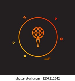 Golf icon design vector