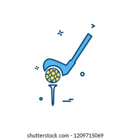 Golf icon design vector
