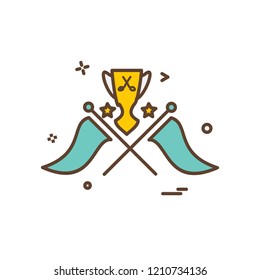 Golf icon design vector