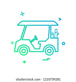 Golf icon design vector