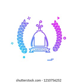Golf icon design vector