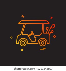 Golf icon design vector