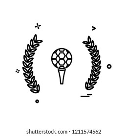 Golf icon design vector
