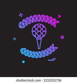 Golf icon design vector