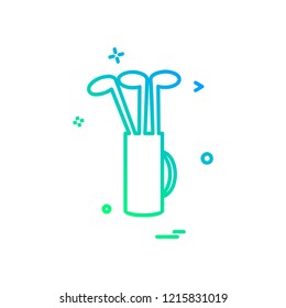 Golf icon design vector