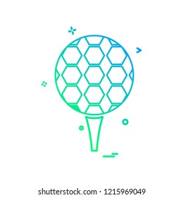 Golf icon design vector