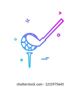 golf icon design vector