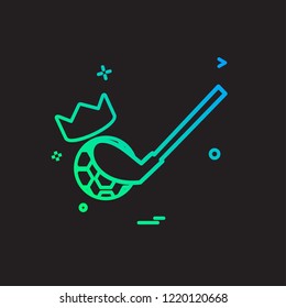 golf icon design vector