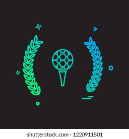 Golf icon design vector
