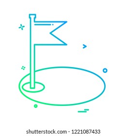 Golf icon design vector