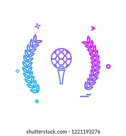 Golf icon design vector