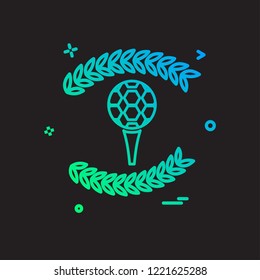 Golf icon design vector