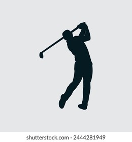 Golf icon design vector graphic of template, sign and symbol