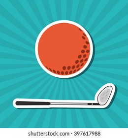 Golf icon design, Vector illustration