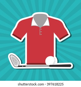 Golf icon design, Vector illustration