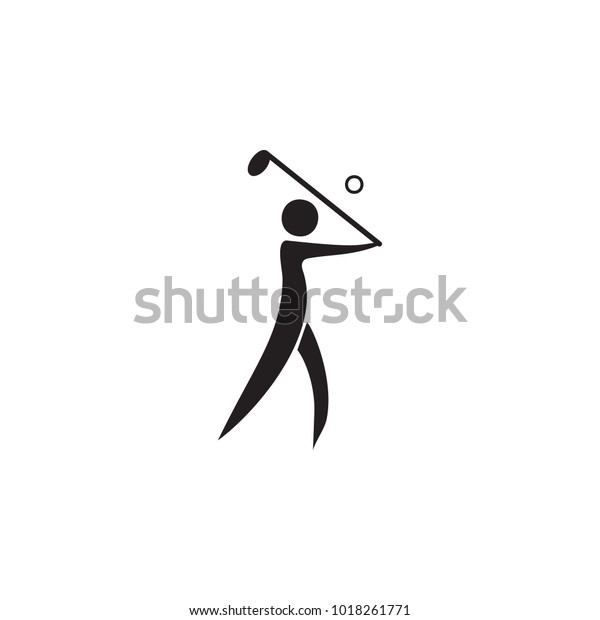 golf icon. Elements of\
sportsman icon. Premium quality graphic design icon. Signs and\
symbols collection icon for websites, web design, mobile app on\
white background