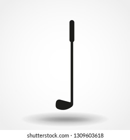 The golf icon. Game symbol. Flat Vector illustration