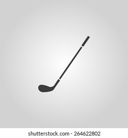 The golf icon. Game symbol. Flat Vector illustration