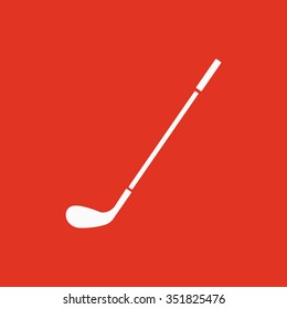 The golf icon. Game symbol. Flat Vector illustration