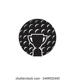 Golf icon graphic design template vector illustration