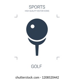 golf icon. high quality filled golf icon on white background. from sports collection flat trendy vector golf symbol. use for web and mobile