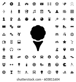 Golf icon illustration isolated vector sign symbol. entertainment icons vector set.