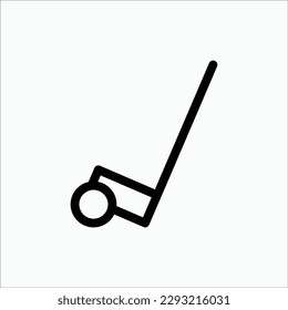 golf icon, isolated icon in light background, perfect for website, blog, logo, graphic design, social media, UI, mobile app