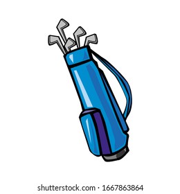 Golf icon isolated on a white background in EPS10