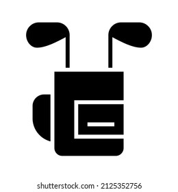 Golf icon isolated on white background