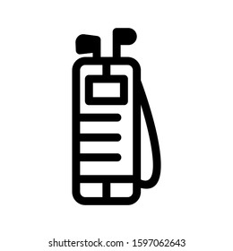 golf icon isolated sign symbol vector illustration - high quality black style vector icons
