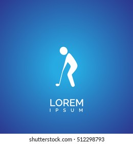 golf icon. golf logo