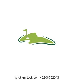 Golf icon logo illustration design vector