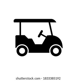 Golf icon, logo isolated on white background