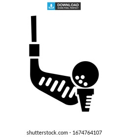 golf icon or logo isolated sign symbol vector illustration - high quality black style vector icons
